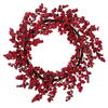 Vickerman Artificial Red Ice Berry Wreath - view 1 of 5