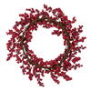 Vickerman Artificial Red Ice Berry Wreath - view 2 of 5