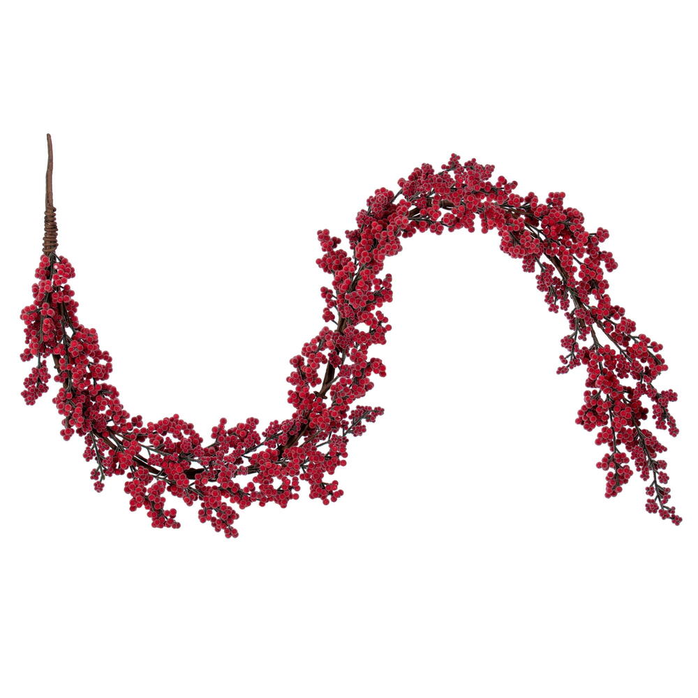 Vickerman Red Ice Berry Garland