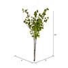 46" Green Castor Bean Leaf Spray 3/pk - view 6 of 6