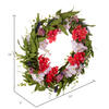 22" Mixed Floral Wreath - view 2 of 6
