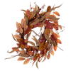 Vickerman Cream Red Artificial Leaf Wreath - view 5 of 5