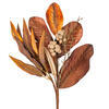 Vickerman Brown Artificial Magnolia Leaf Collection - view 2 of 4