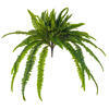Vickerman Green Artificial Boston Fern Bush - view 1 of 4