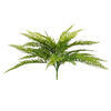 Vickerman Green Artificial Leather Fern Bush - view 1 of 4