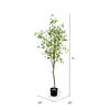 Vickerman Artificial Potted Milan Leaf Tree - view 4 of 6