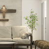 Vickerman Artificial Potted Milan Leaf Tree - view 2 of 6