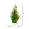Vickerman Artificial Yellow Potted Artificial Cosmos and Grass - view 3 of 6