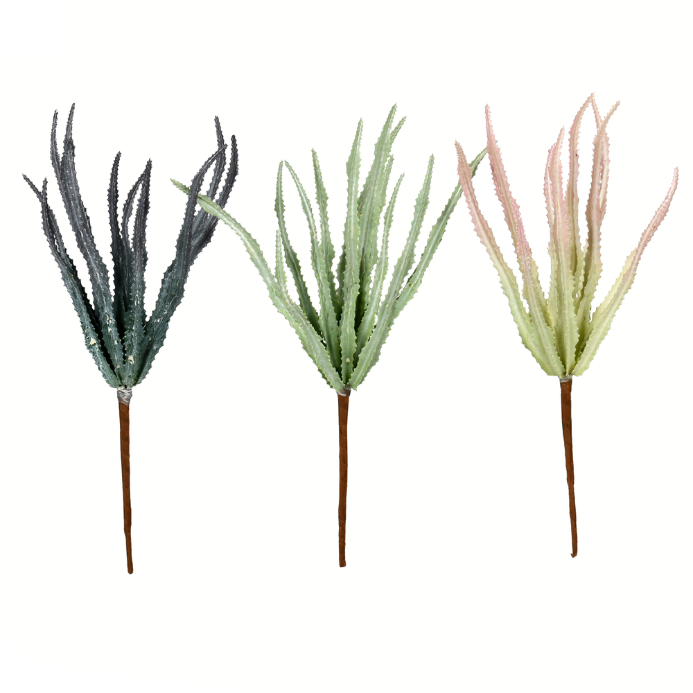 Vickerman Artificial Mixed Green Haworthia Spray, 6 per pack