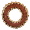 18" Cream Natural Thistle Wreath - view 5 of 5