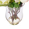 Vickerman 10" Artificial Rose In Glass Vase - view 5 of 6