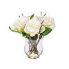 Vickerman 10" Artificial Rose In Glass Vase - view 6 of 6