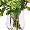 11" Pink Rose In Glass Pot - view 5 of 5