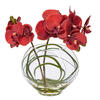 Vickerman Artificial 9.8" Butterfly Orchid In Glass Pot - view 5 of 5