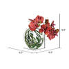 Vickerman Artificial 9.8" Butterfly Orchid In Glass Pot - view 2 of 5