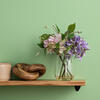 8" Light Pnk/Purp Hydrangea In Glass Pot - view 2 of 3