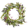 24" Purple Lilac Wild Flower Wreath - view 5 of 5