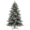 Vickerman Flocked Cayce Pine Artificial Christmas Tree - view 1 of 2