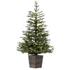 Vickerman Gibson Slim Potted Pine Artificial Christmas Tree - view 1 of 7