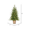 Vickerman Gibson Slim Potted Pine Artificial Christmas Tree - view 5 of 7