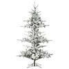 Vickerman Artificial Flocked Yukon Christmas Tree - view 1 of 7