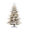 Vickerman Artificial Flocked Hudson Frasier Fir Christmas Tree - view 1 of 6