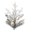 Vickerman Artificial Flocked Hudson Frasier Fir Christmas Tree - view 3 of 6