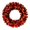 Vickerman Deluxe Red Tinsel Wreaths - view 1 of 6
