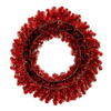 Vickerman Deluxe Red Tinsel Wreaths - view 3 of 6