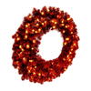 Vickerman Deluxe Red Tinsel Wreaths - view 2 of 6