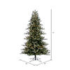 Vickerman Artificial Frosted Danbury Spruce Christmas Tree - view 4 of 7