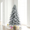 Vickerman Artificial Flocked Bavarian Pine Christmas Tree - view 2 of 6