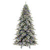 Vickerman Artificial Flocked Bavarian Pine Christmas Tree - view 1 of 6