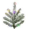 Vickerman Artificial Flocked Bavarian Pine Christmas Tree - view 3 of 6