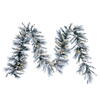 Vickerman Artificial 9' Flocked Jackson Pine Garland - view 1 of 5