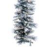 Vickerman Artificial 9' Flocked Jackson Pine Garland - view 5 of 5