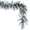 Vickerman Artificial 9' Flocked Jackson Pine Garland - view 2 of 5