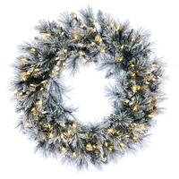 Flocked Wreaths