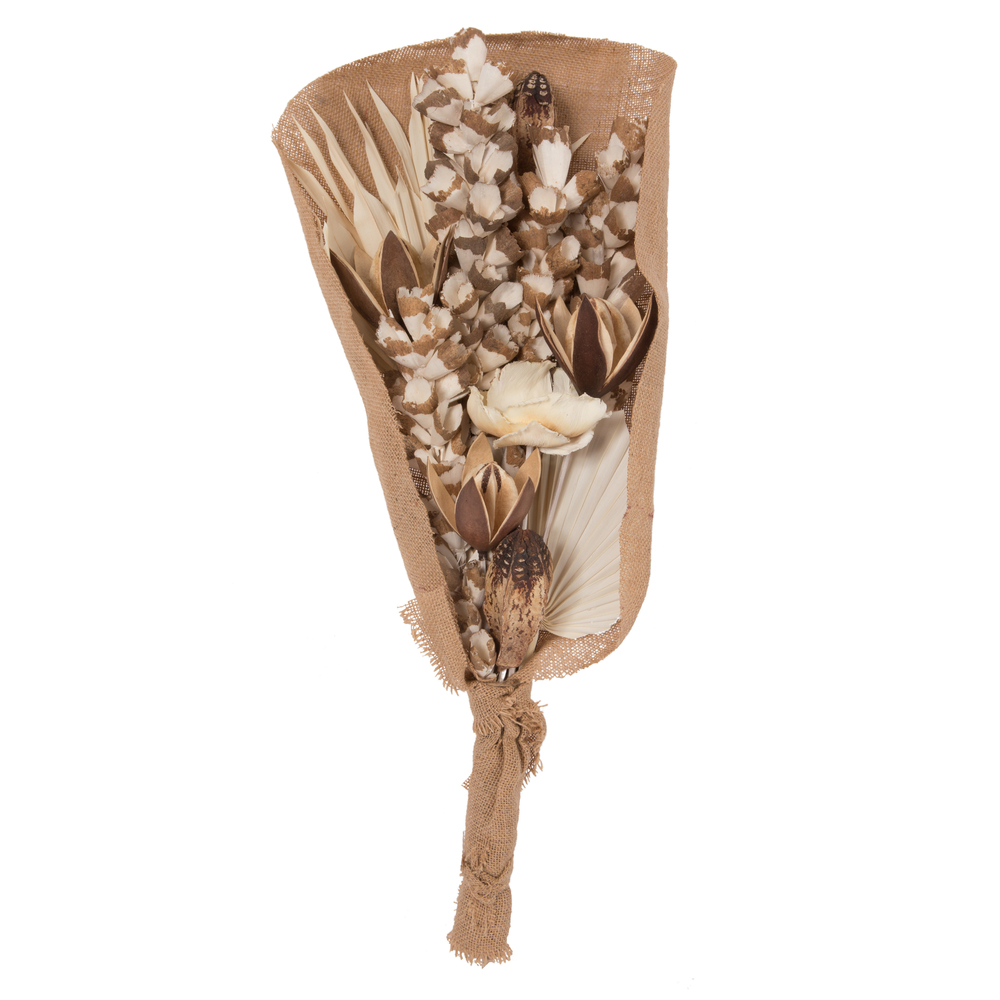 19" Bleached Palm Assorted Bouquet