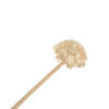 Vickerman Natural Botanicals 1.57" Cedar Rose, on Stem. Includes 50 pieces per unit. - view 3 of 4