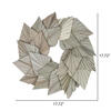 Vickerman Natural Botanicals 17" Palm Spear Wreath - view 2 of 2