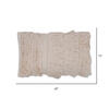 Vickerman Beige Fringe Cotton Pillow - view 2 of 4