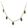 Vickerman Felt Tree on Natural Wood Bead Garland - view 1 of 4