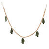 Vickerman Felt Tree on Natural Wood Bead Garland - view 2 of 4