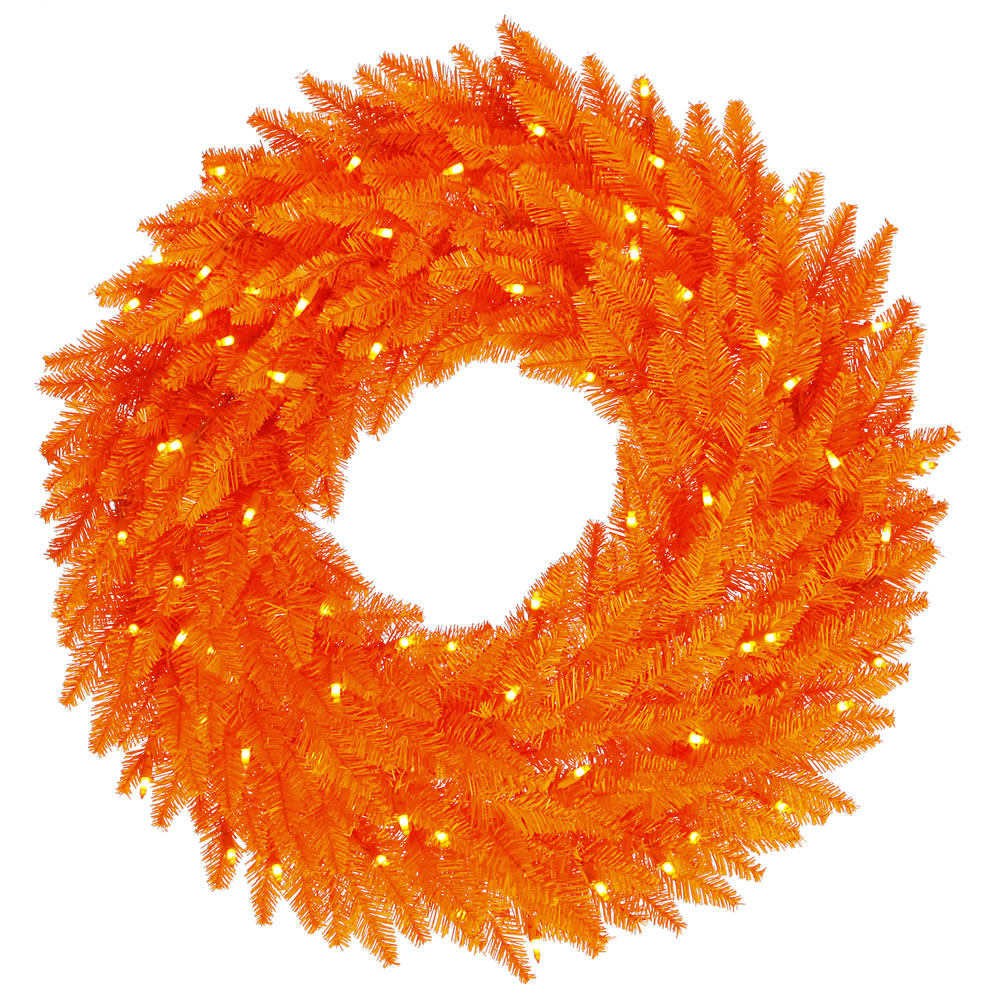 Vickerman Orange Fir Artificial Christmas Wreath
