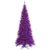 Vickerman Purple Fir Slim Artificial Christmas Tree - view 1 of 3