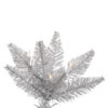 Vickerman Silver Tinsel Fir Slim Artificial Christmas Tree - view 3 of 4