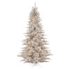 Vickerman Silver Tinsel Fir Artificial Christmas Tree - view 1 of 4
