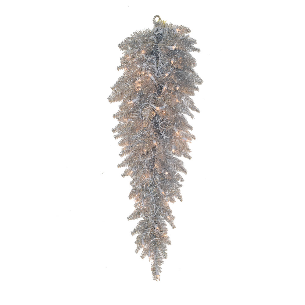 Vickerman Silver Fir Artificial Christmas Teardrop