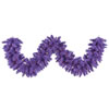 Vickerman Flocked Purple Artificial Christmas Garland - view 1 of 2